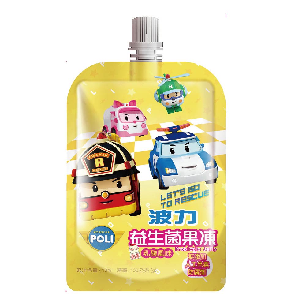 吉樂兒 波力益生菌果凍 葡萄/乳酸(100G)波力 益生菌 益生菌果凍 葡萄果凍 乳酸果凍 吸凍