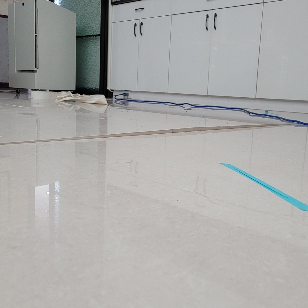 地磚隆起修繕--台中張公館