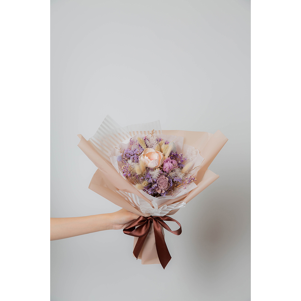 北海道薰衣草紫 乾燥花束
