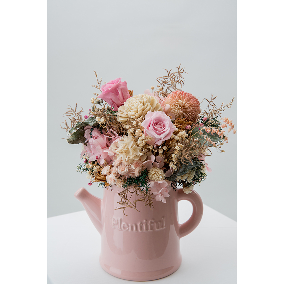 水壺系列　盆花