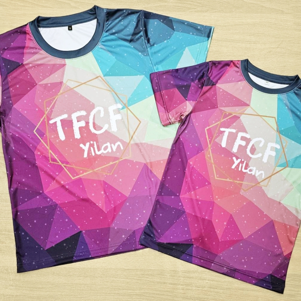 MIT炫彩星空圓領T