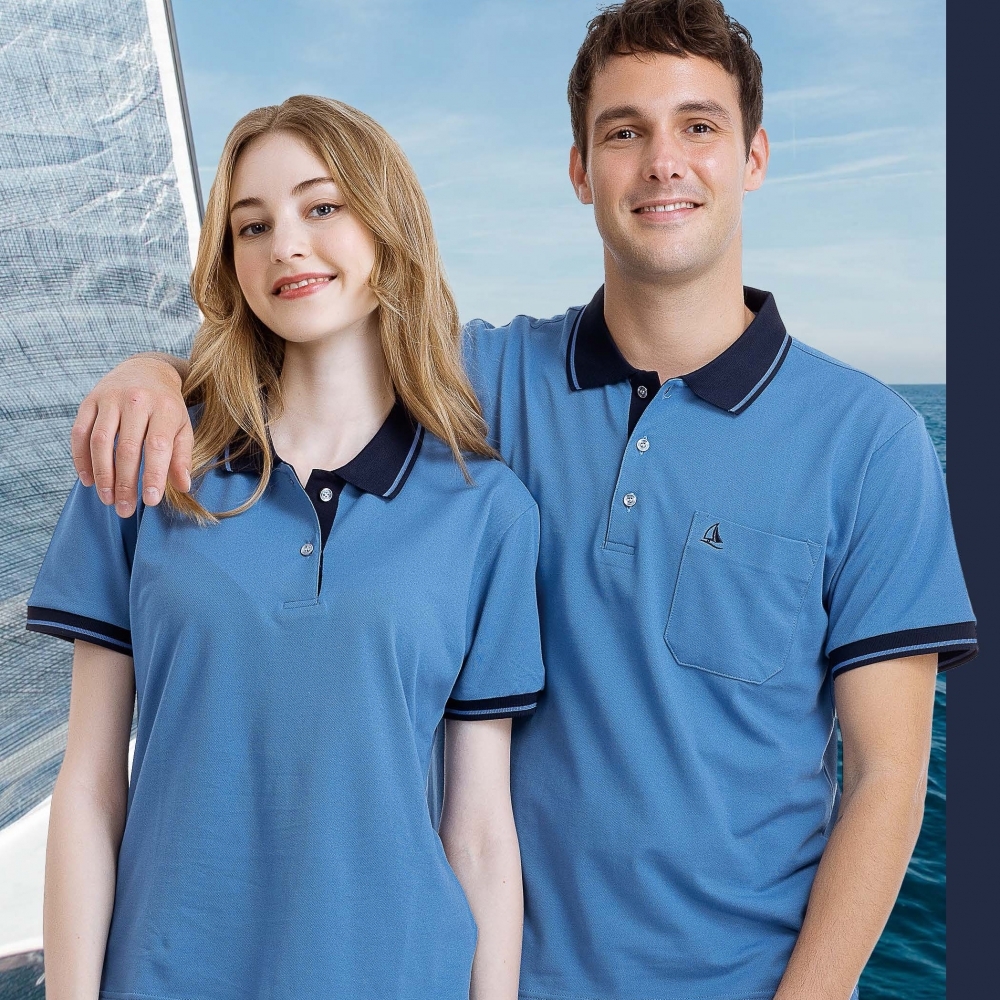 【PAUL SAILING】快乾棉｜全棉｜CVC〔短袖POLO〕