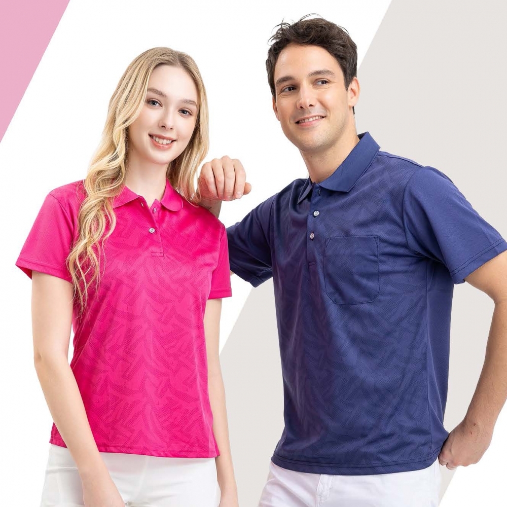 【PAUL SAILING】線條｜花紋〔短袖POLO〕