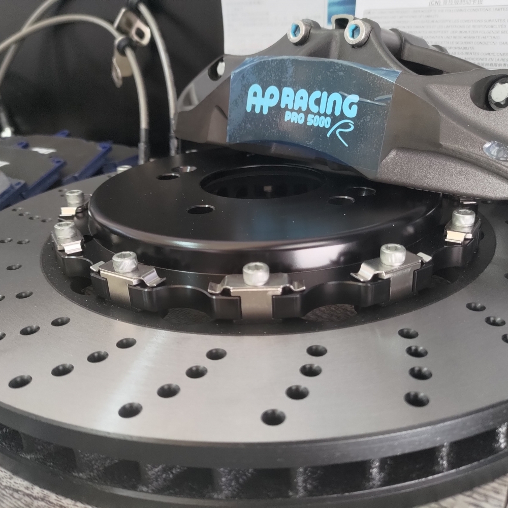 全新正AP CP9660 六活塞卡鉗+355mm全浮動碟盤套組