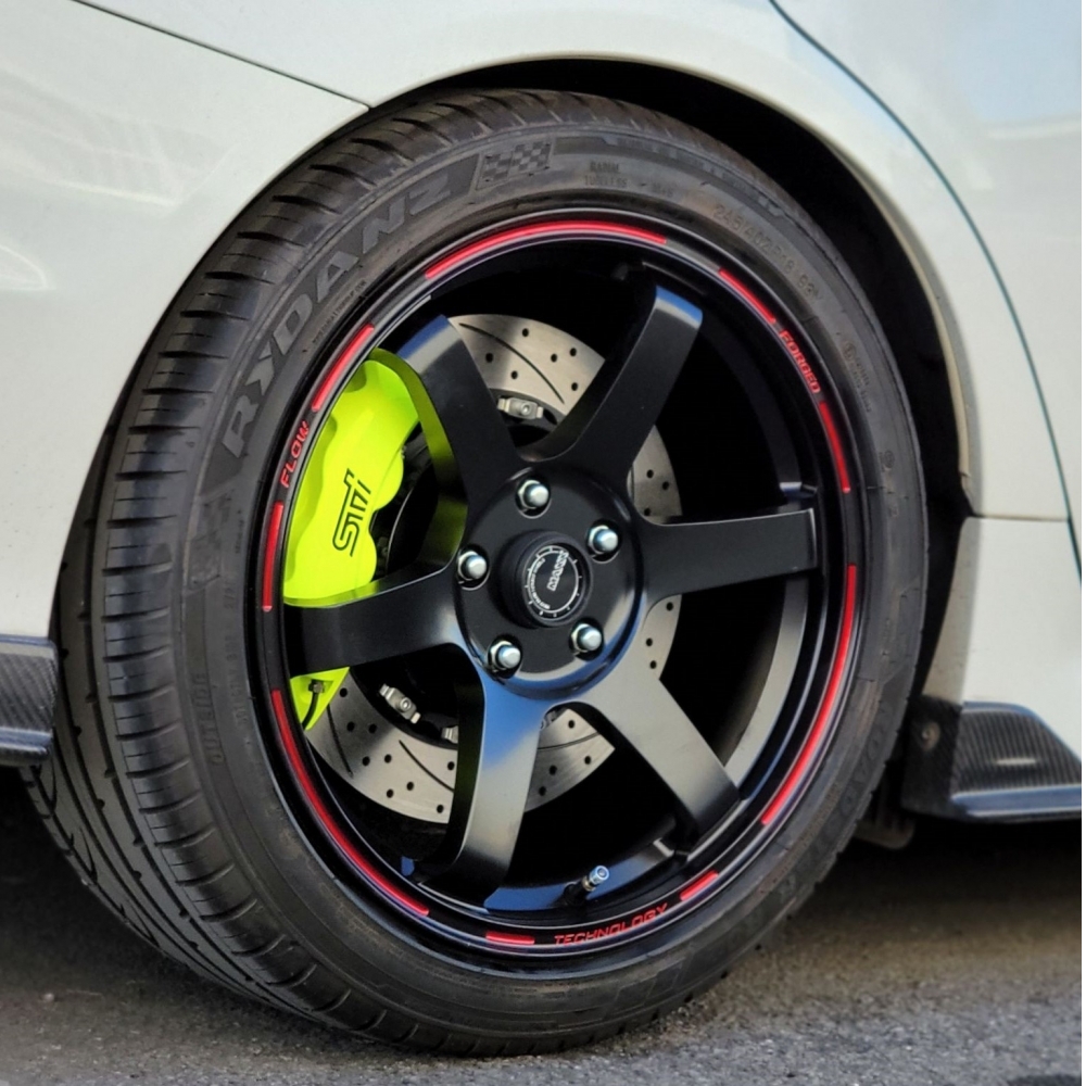 全新台製AEKT GT系列大四活塞卡鉗+全浮動380mm碟盤套組