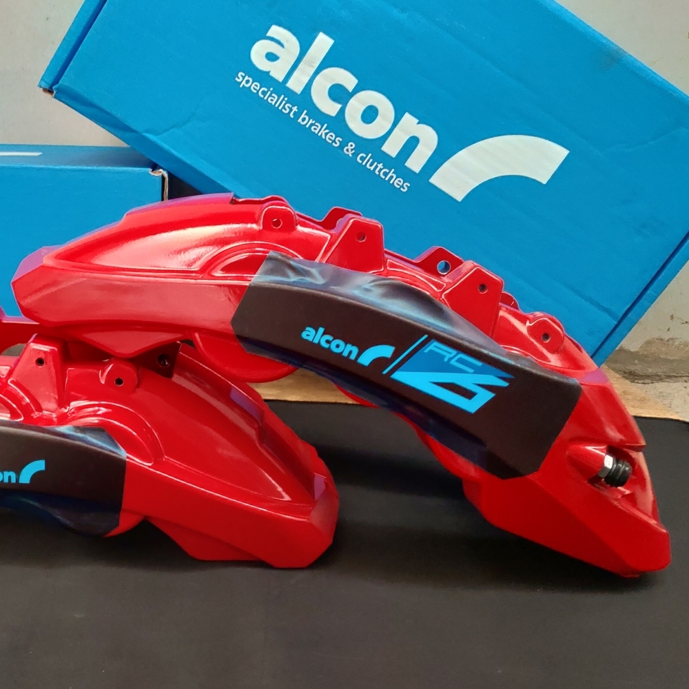 全新總代理ALCON RC6六活塞卡鉗+BELFE 400mm全浮動碟盤套組