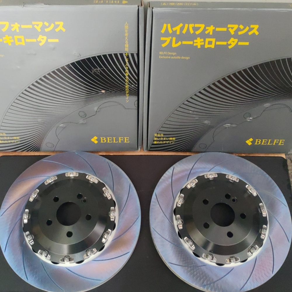 全新總代理ALCON RC6六活塞卡鉗+BELFE 380mm全浮動碟盤套組
