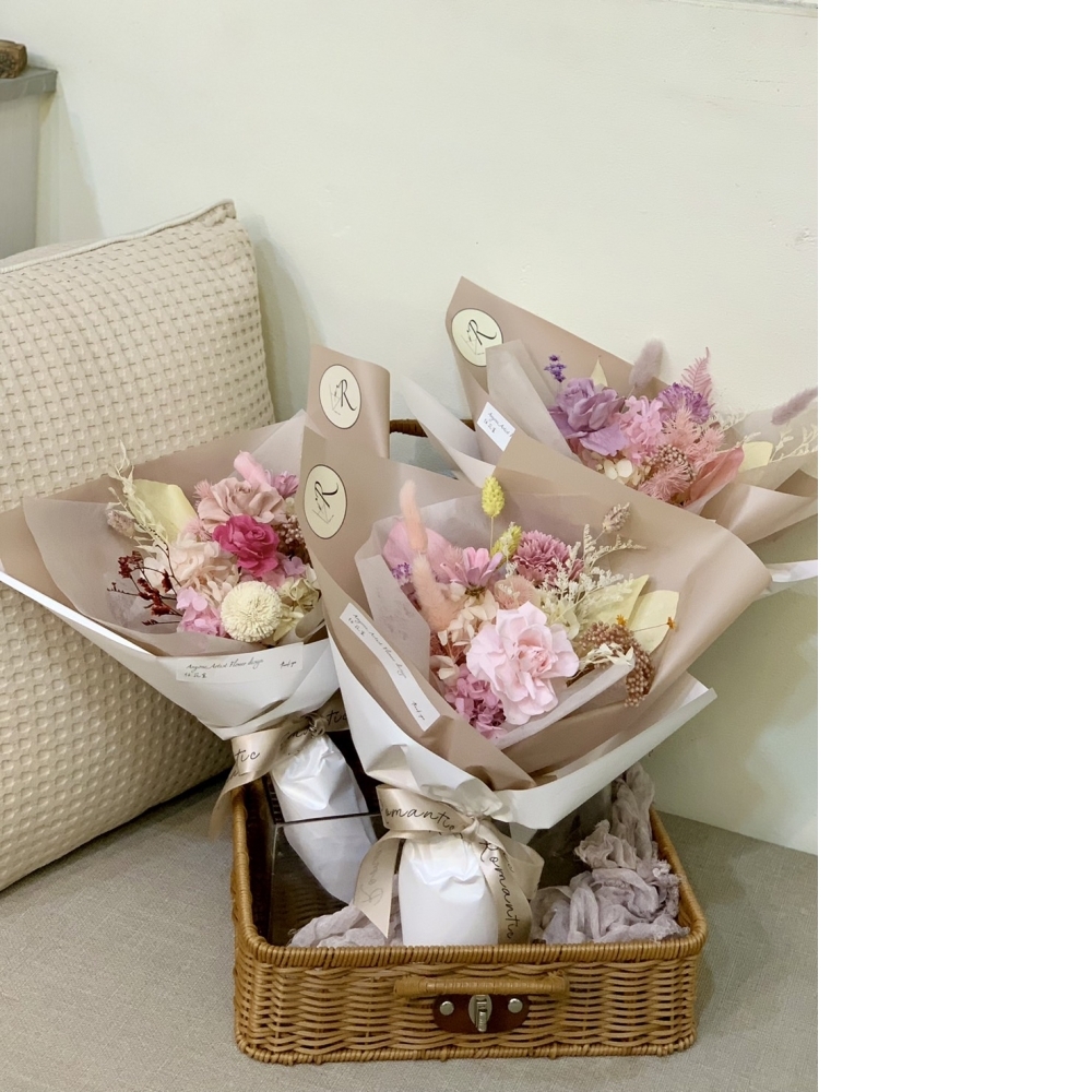 中小型永生花花束