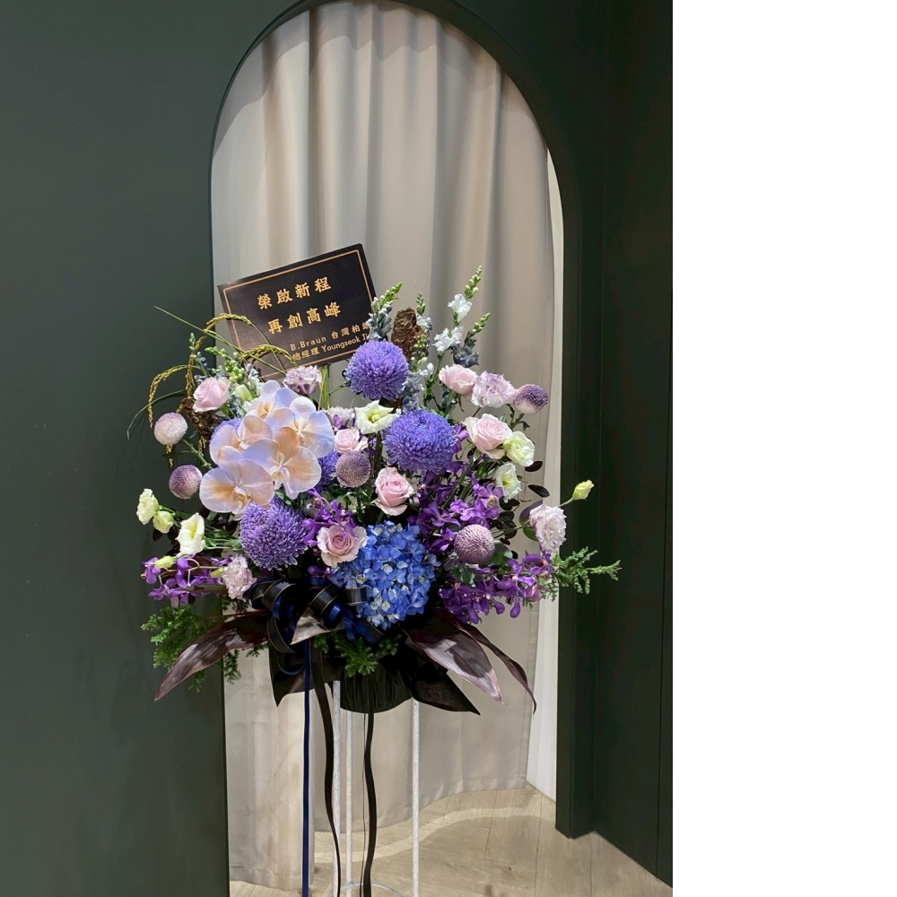 藝術款高架花籃