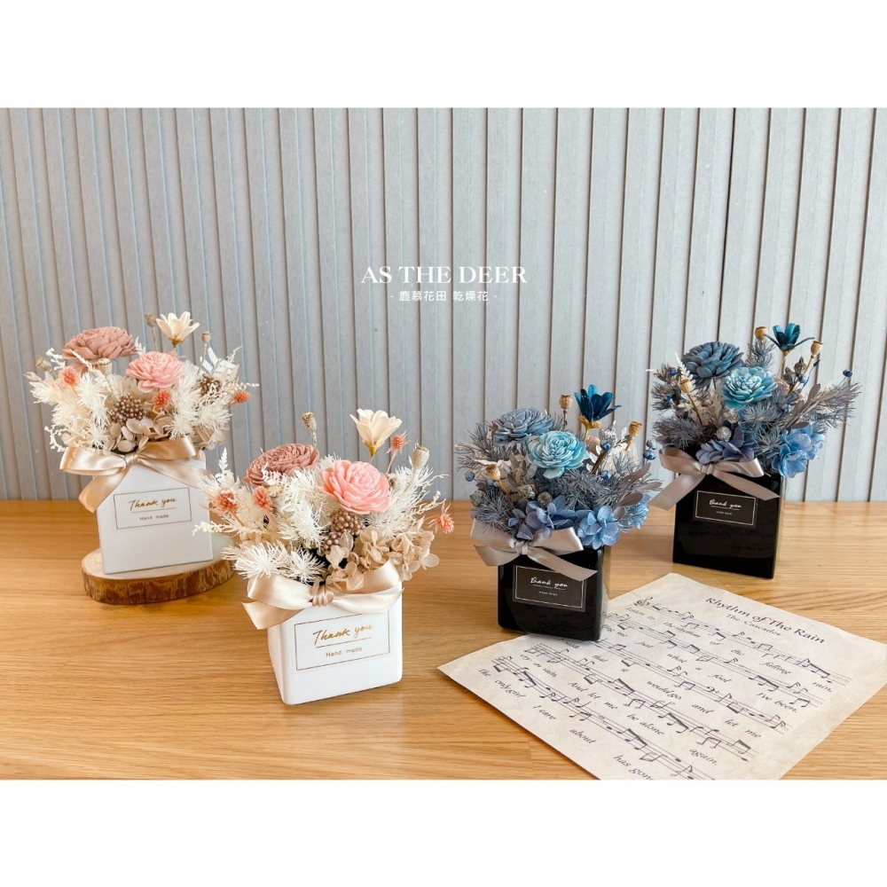典雅方形盆花(L)