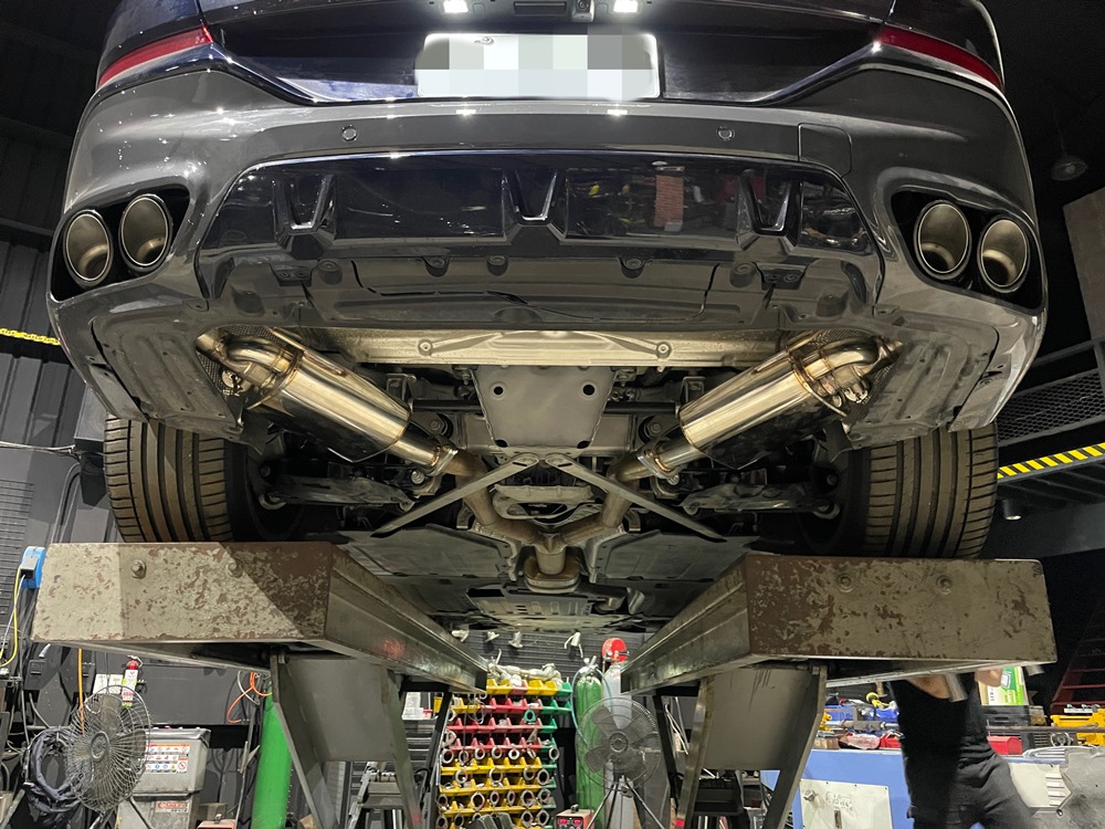 BMW X6 G06 40i 尾段閥門