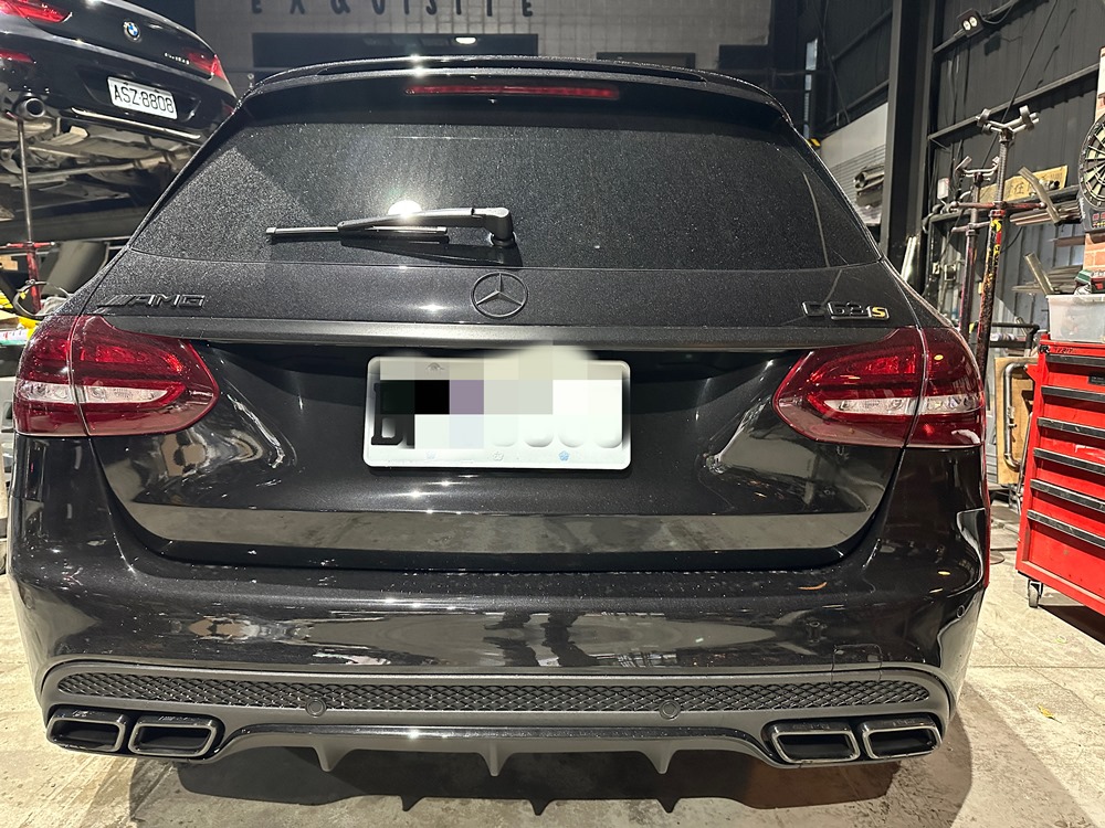 Benz s205 c63s 黨派直通 原廠跑車排氣管