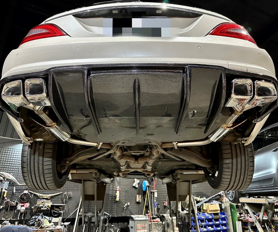 Benz w218 cls350 尾段