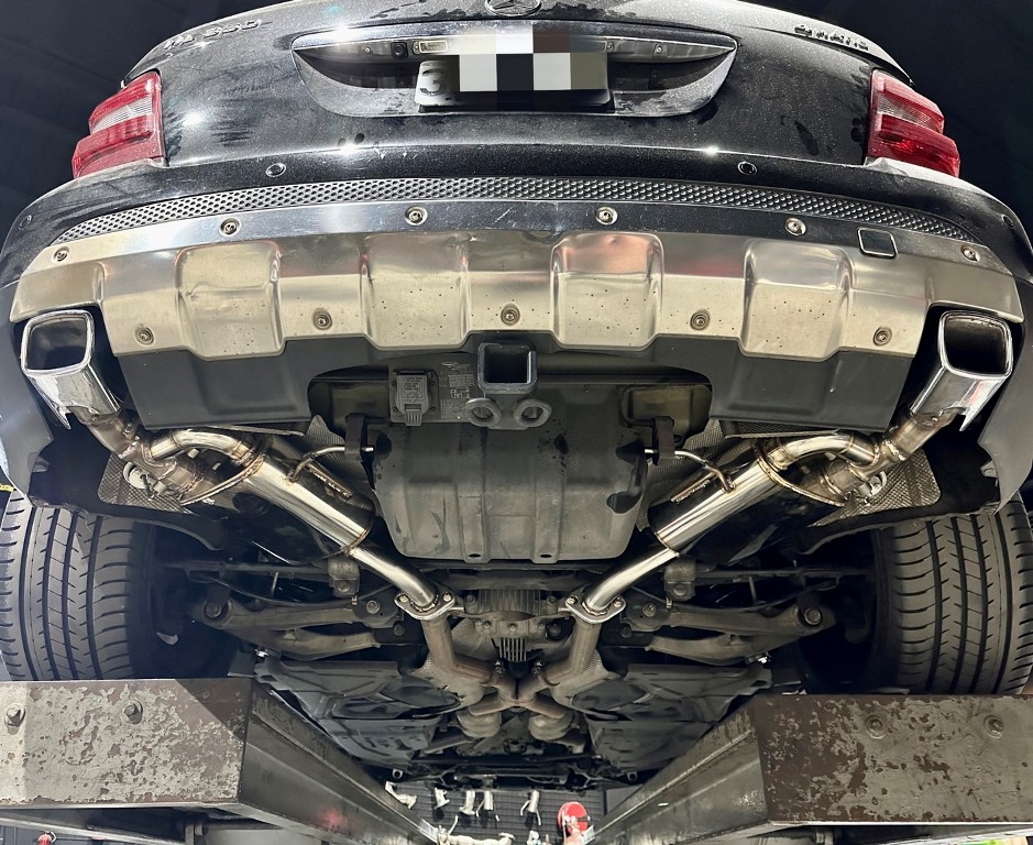 Benz ML350 尾段閥門