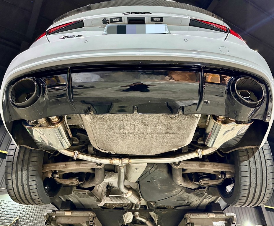 Audi A4 中尾段 雙尾桶雙閥門