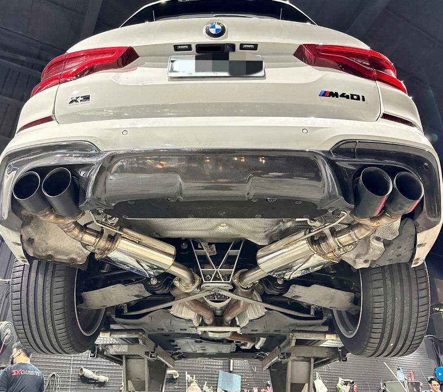 BMW G01 x3 40i 尾段閥門