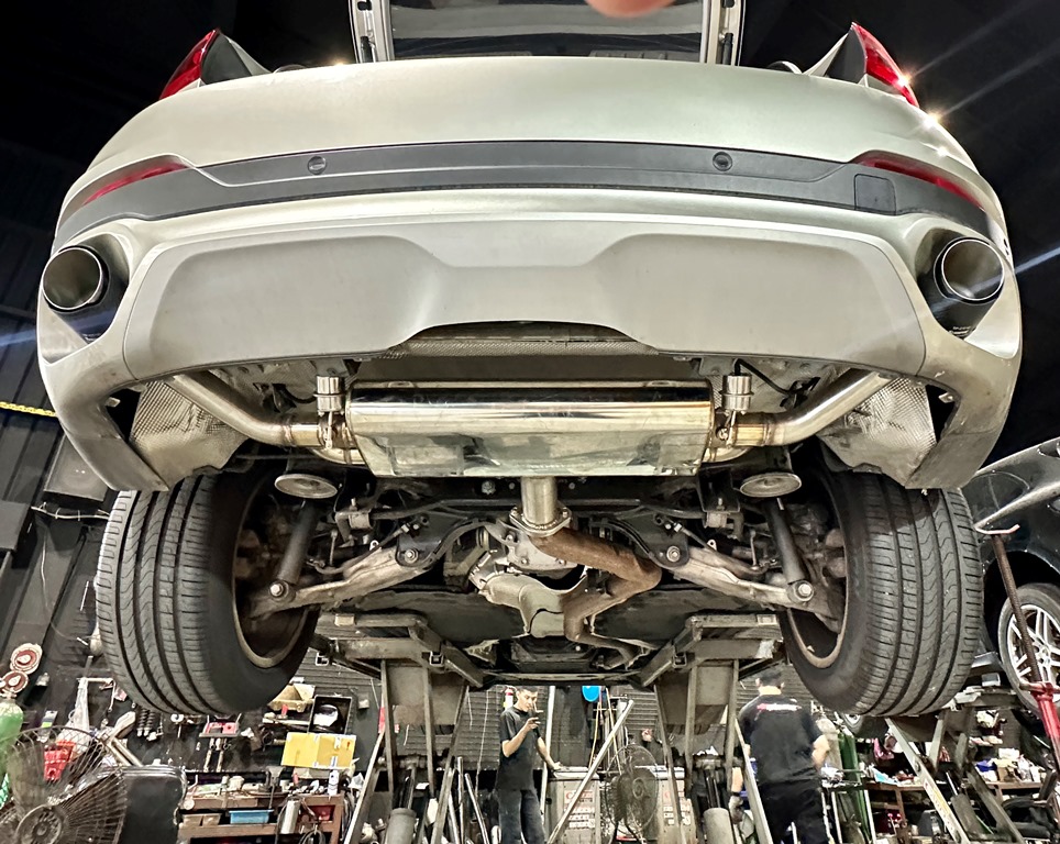 BMW x6 f16 尾段雙閥門