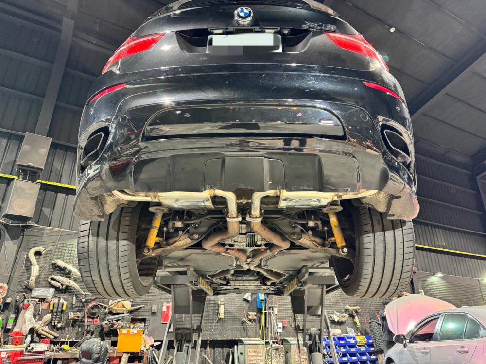 BMW e71 x6 50i 中段x派 尾段閥門