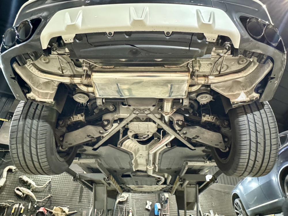 BMW x6 g06 中尾段 炮彈 尾桶雙閥門