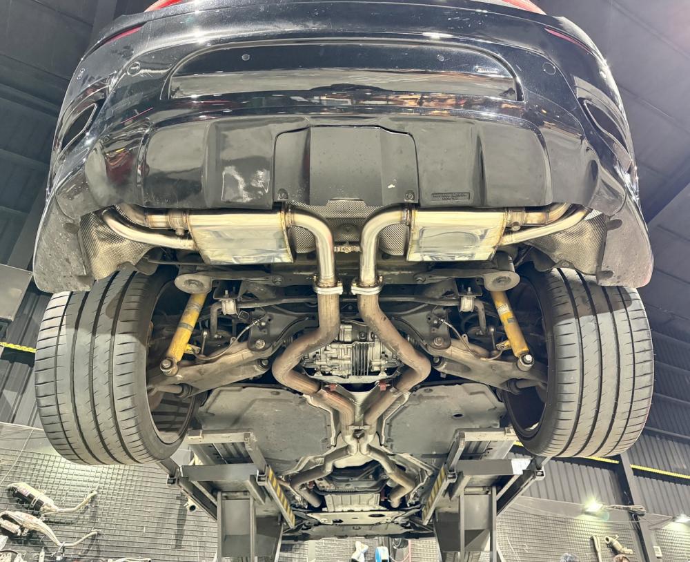 BMW E71 x6 v8 4.4T  全段 黨派直通 中段x派 尾桶閥門