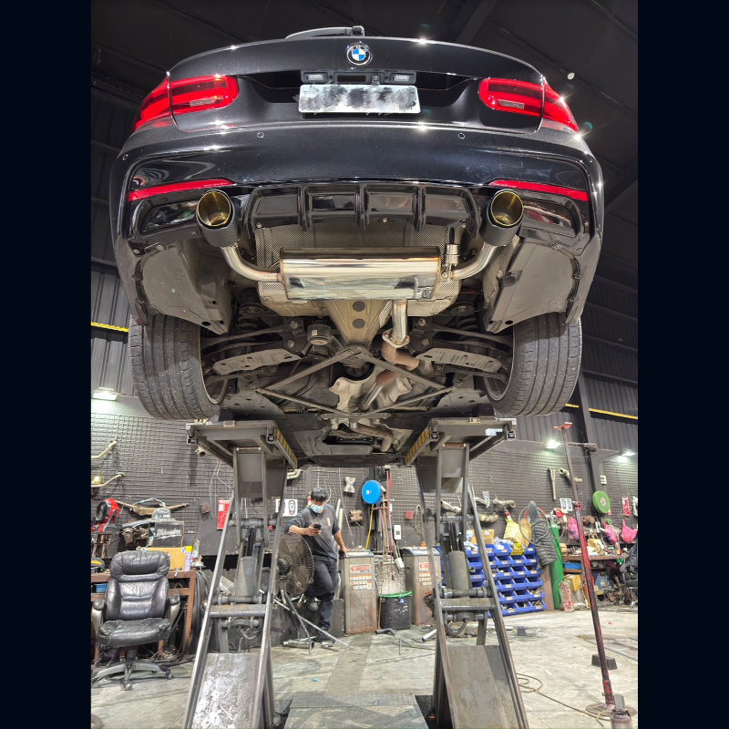 BMW f31 320 B48 全段 黨派直通 中段直通 尾桶閥門