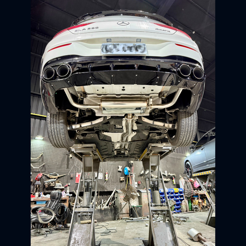 Benz Cla250 W118 中尾段 炮彈 尾桶閥門