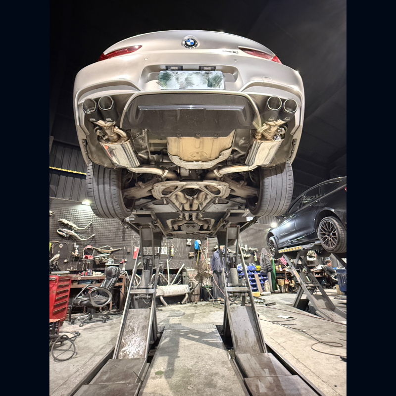 BMW F06 M6 中段直通 尾桶閥門