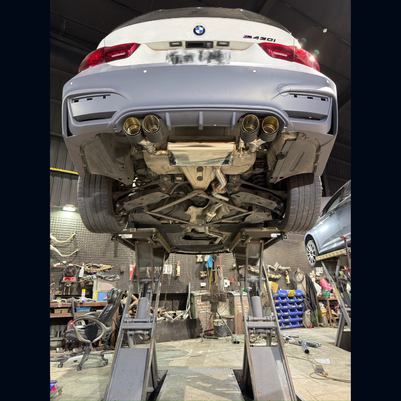 BMW F36 430 b46 全段直通黨派 中尾段 炮彈 尾桶閥門