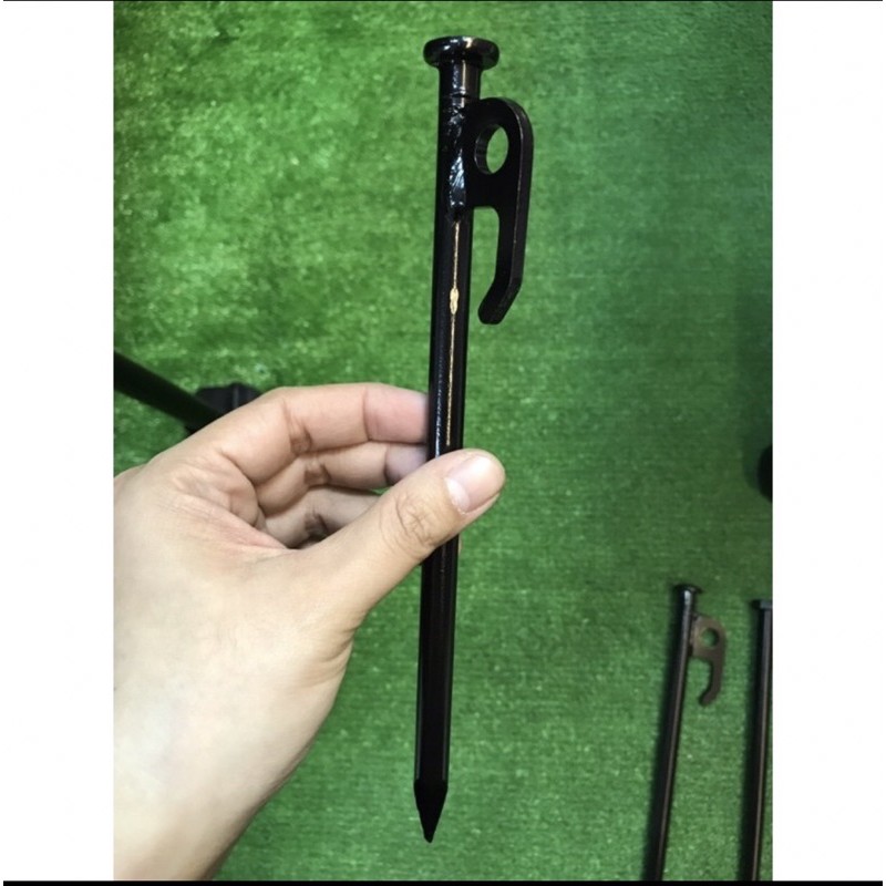 30cm(天幕用)-二代大黑釘30CM 特粗大黑釘 買10支送收納袋 營釘 大黑釘 露營釘 帳篷 炊事帳 天幕 大黑丁