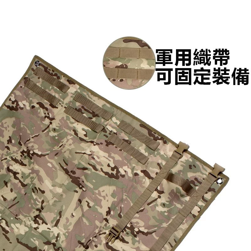 軍事風 前庭地墊(3色)