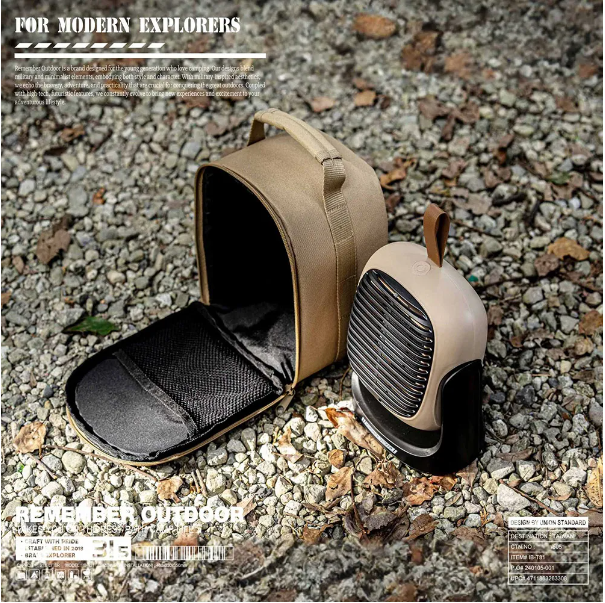 【樂活不露】510W 【PTC電暖器 + 專用收納袋】 可吊掛式電暖器 可桌用電暖器 小電暖器 露營電暖氣