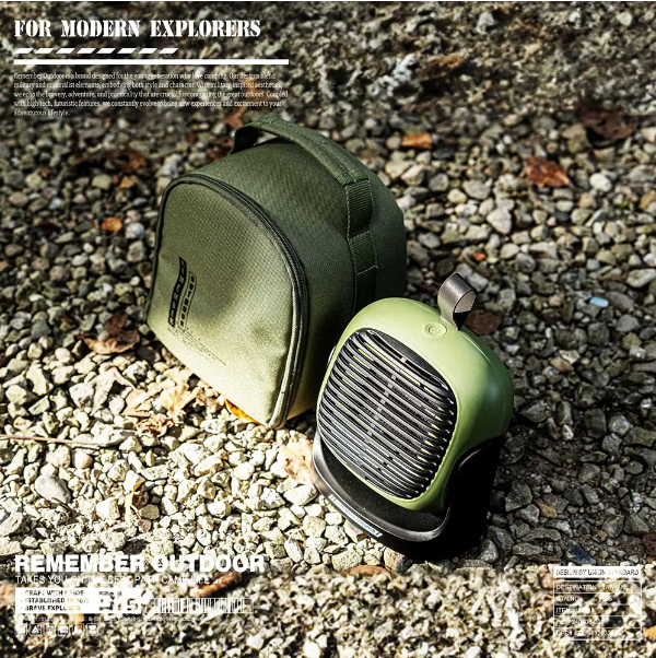 【樂活不露】510W 【PTC電暖器 + 專用收納袋】 可吊掛式電暖器 可桌用電暖器 小電暖器 露營電暖氣