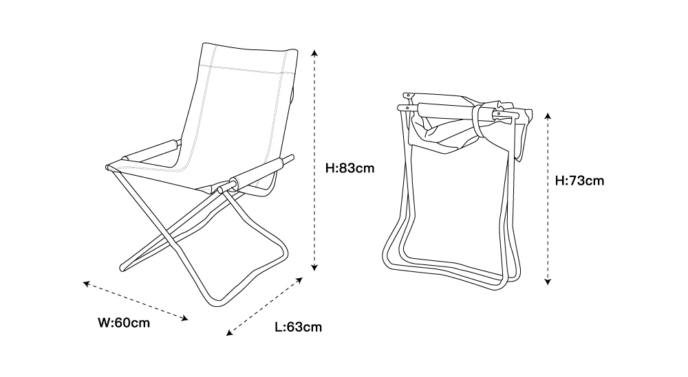 OB - Vogue【休閒X椅】-黑色 / 卡其色