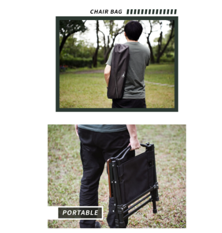 Z1軍風折疊椅-逐夢星空-20846-(黑色)