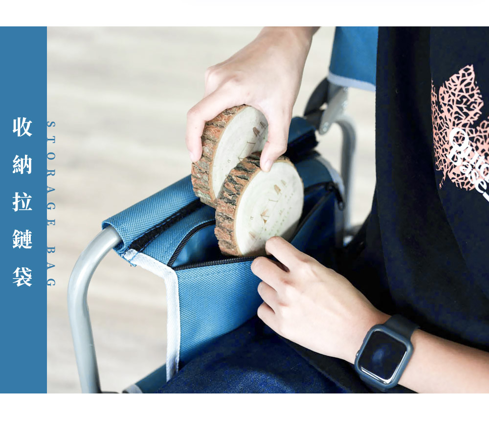 OB 逐夢星空【導演椅】藍色/卡其色