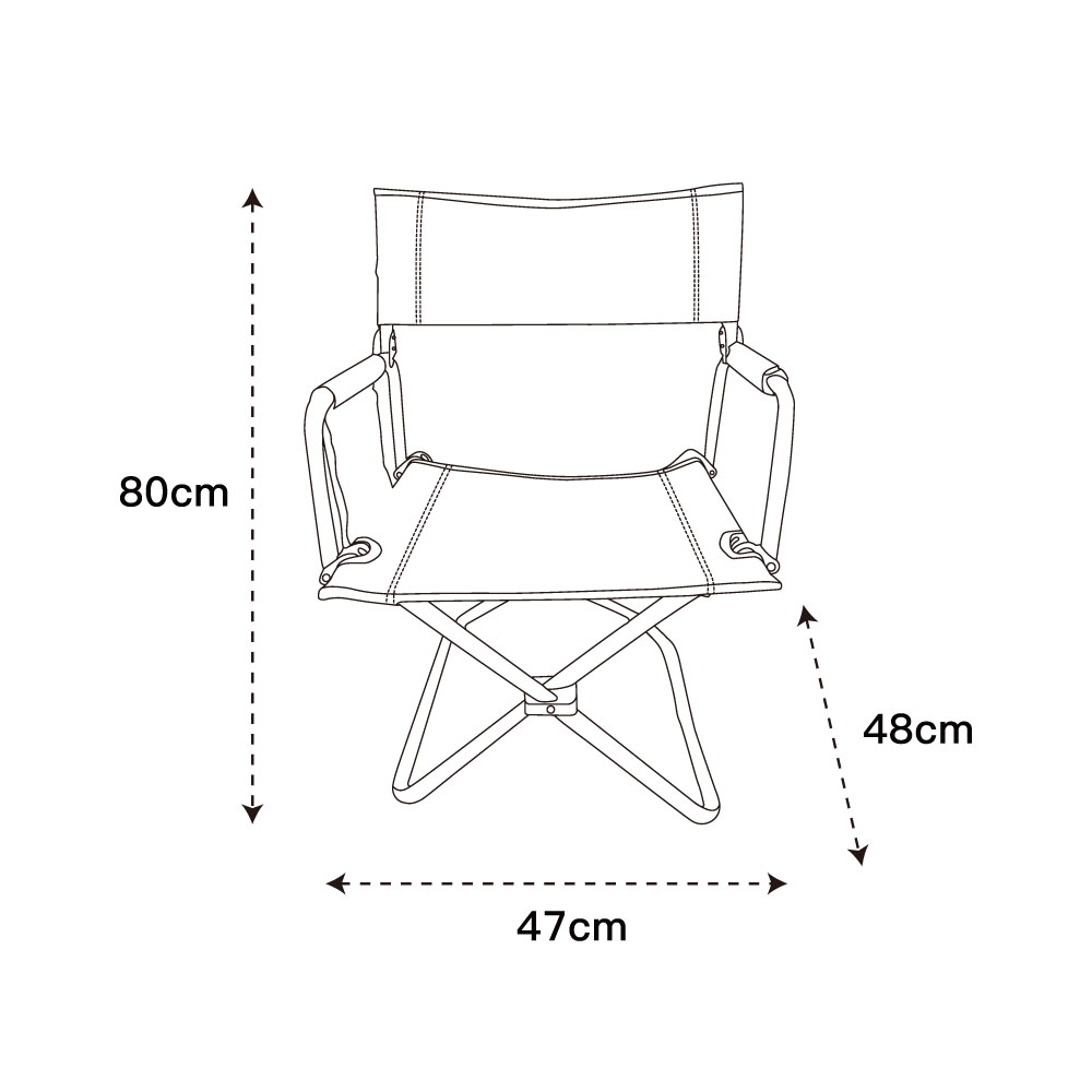 OB 逐夢星空【導演椅】藍色/卡其色