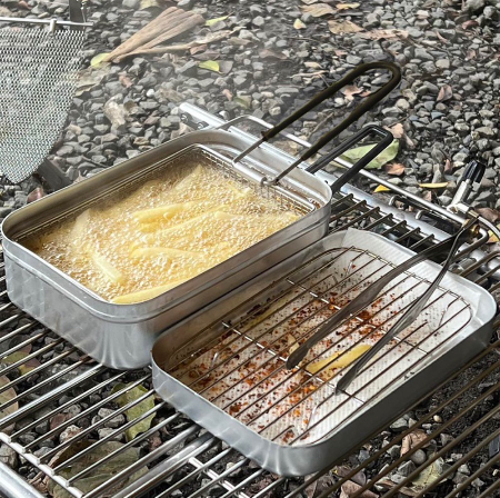 瑞典 煮飯神器 炸物籃 蒸架 (3件組合)