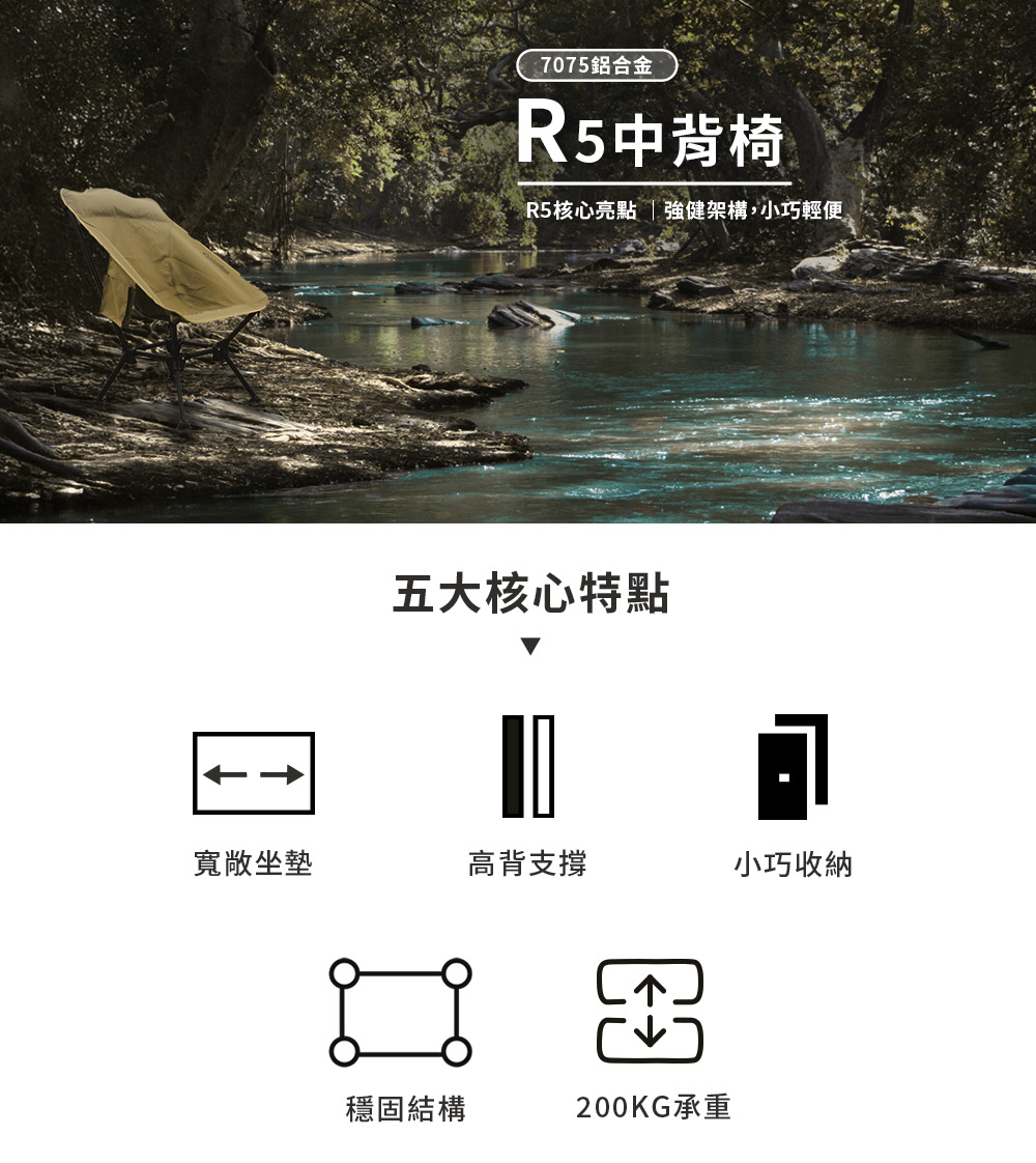 【新品上市】OB - R5中背椅