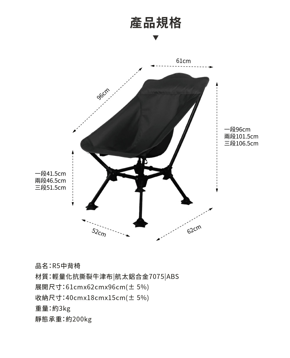 【新品上市】OB - R5中背椅