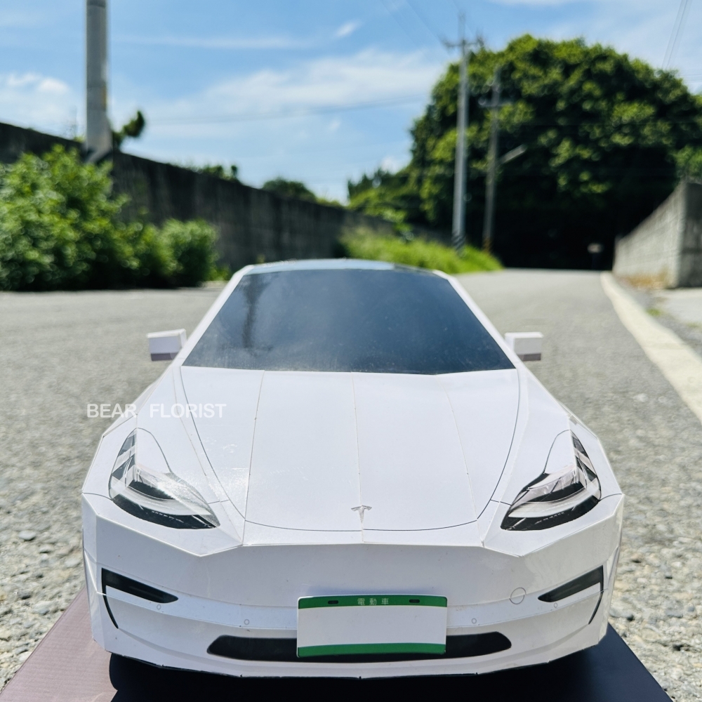 【紙紮汽車】Tesla 特斯拉 Model 3