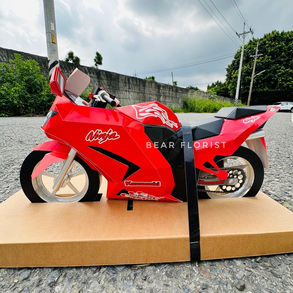 【紙紮重機】Ninja 250R 重機(紅)