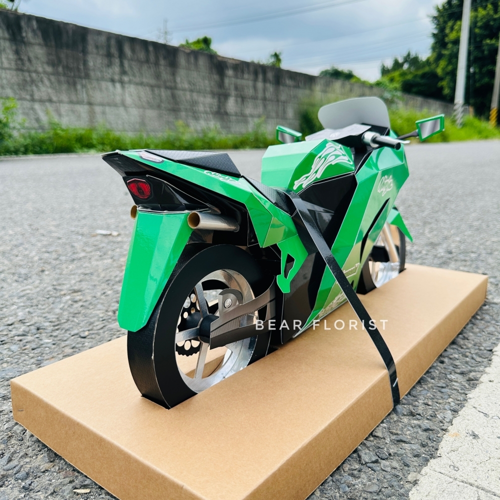 【紙紮重機】Ninja 250R 重機(綠)