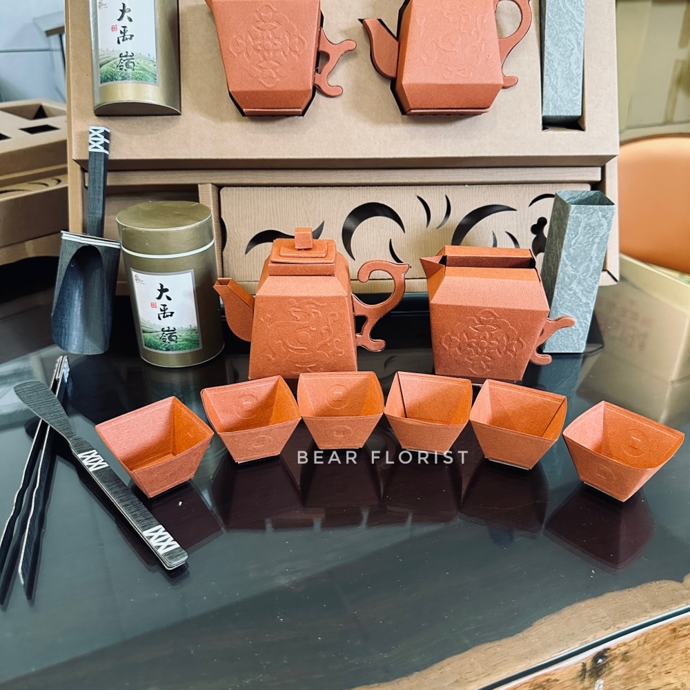 【紙紮】品茗茶具組