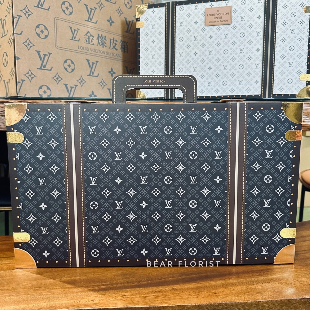 【紙紮】LV金燦皮箱
