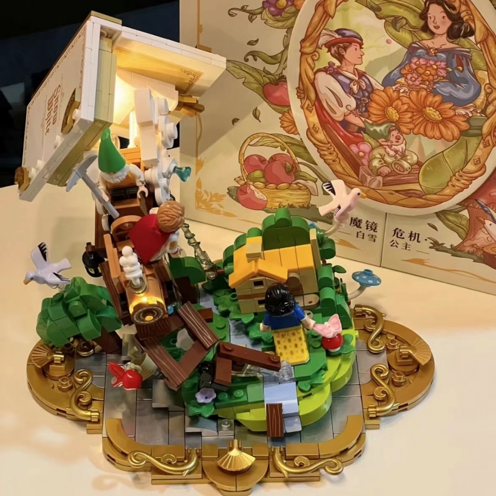 未及童話鎮立體積木書