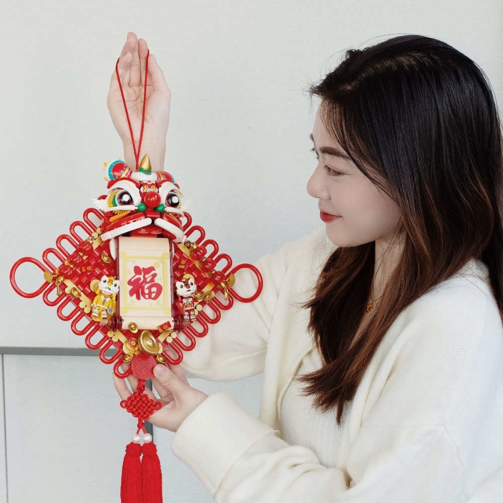 現貨森寶祥獅報福新年開運擺件