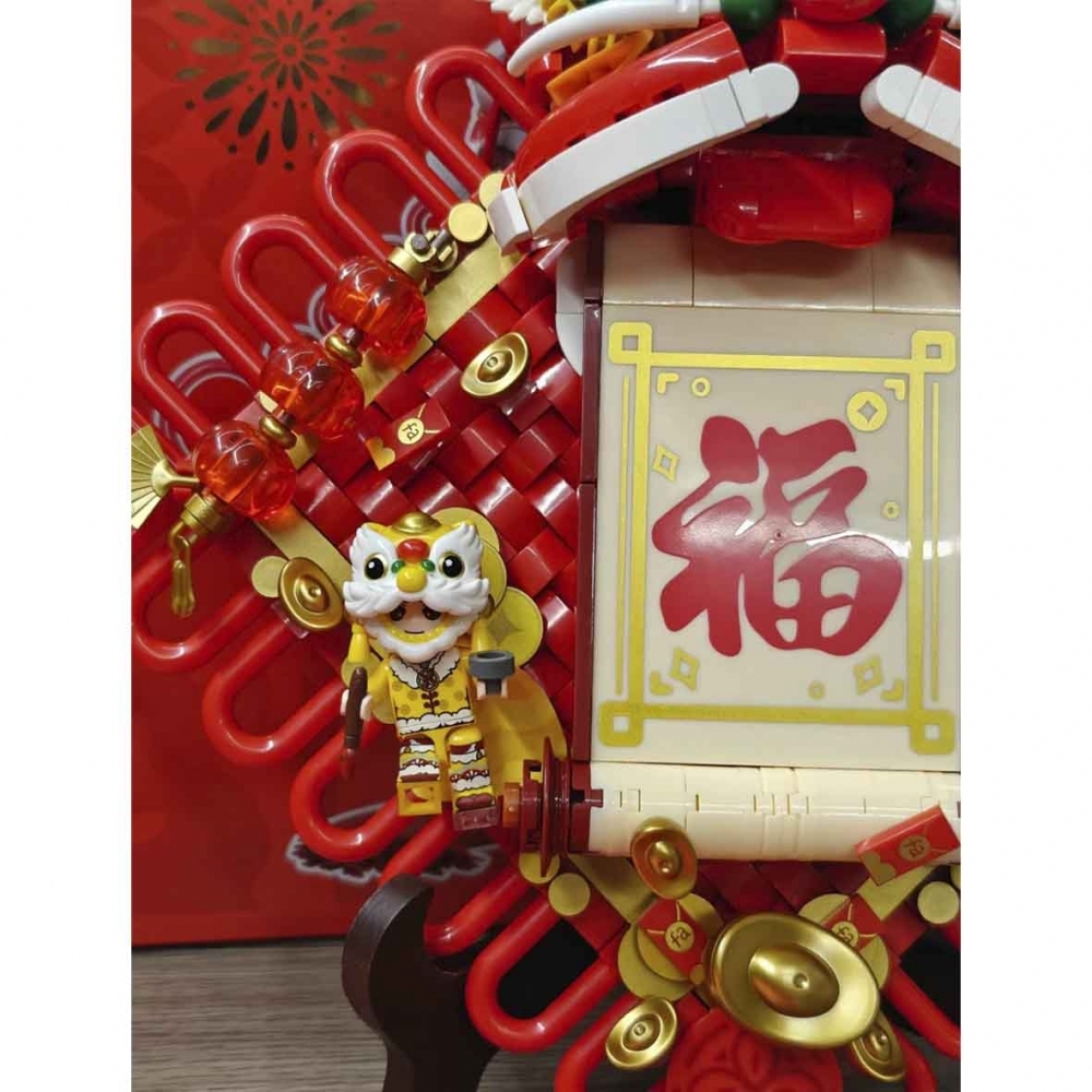 現貨森寶祥獅報福新年開運擺件