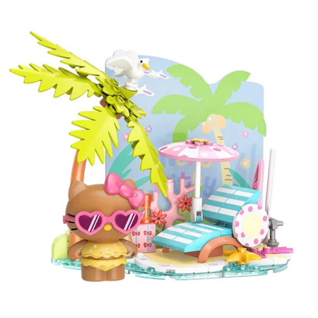 TOPTOY三麗鷗黑皮KITYY濱海假日系列