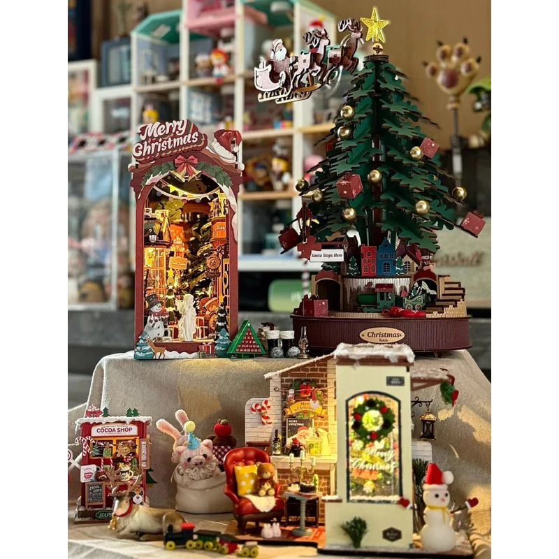 rolife若來DIY手工小屋聖誕