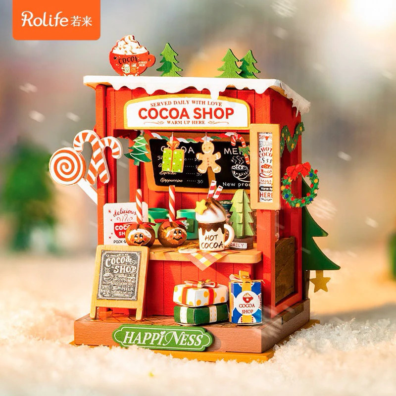 rolife若來DIY手工小屋聖誕